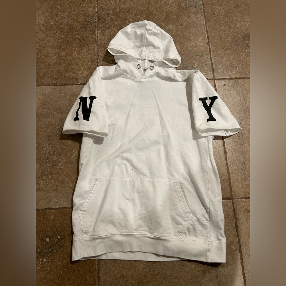White hoodie